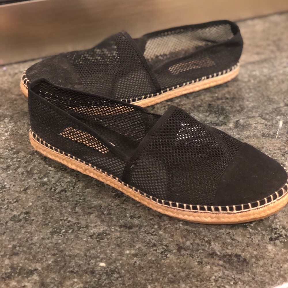 STEVE MADDEN black espadrilles. Size 8